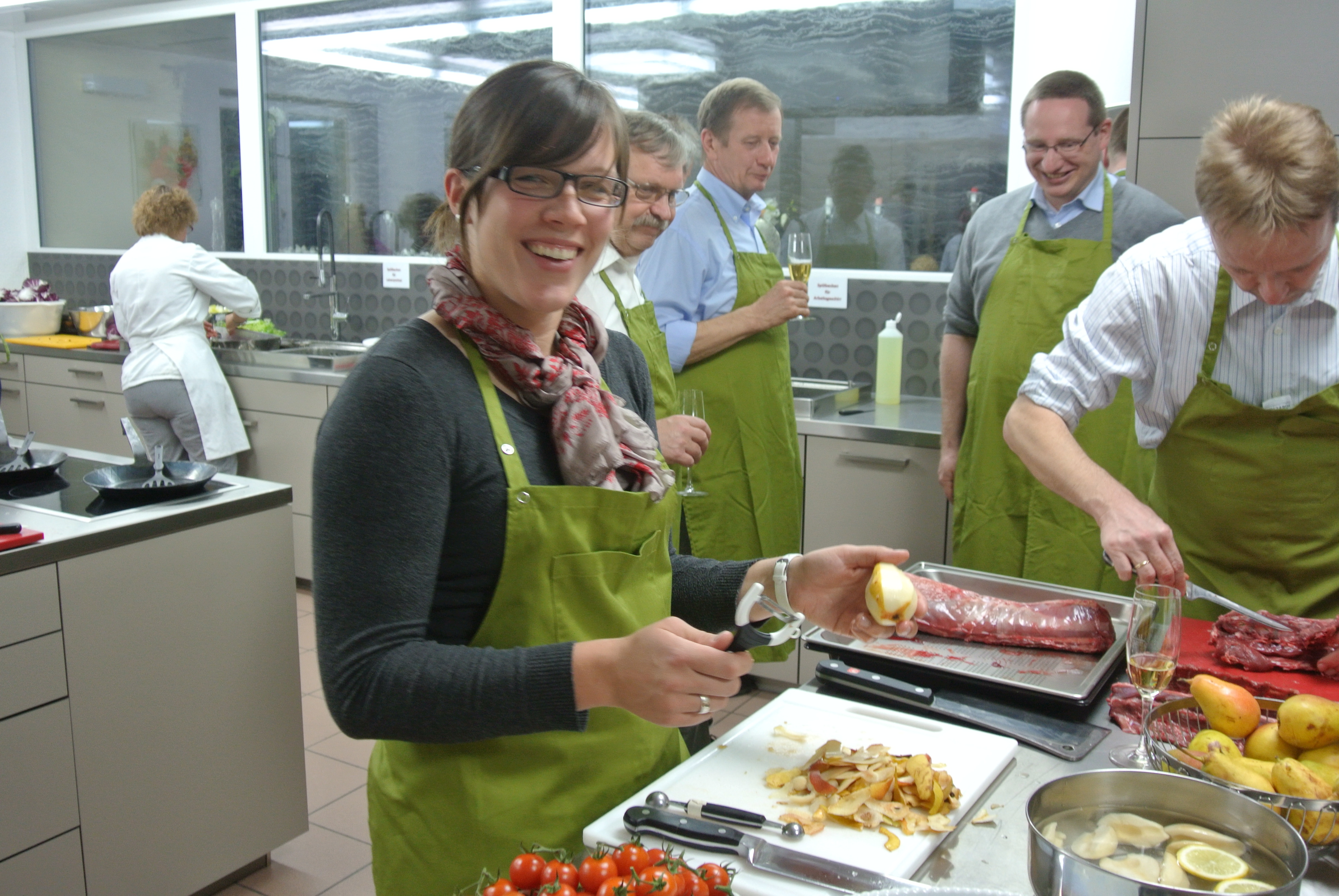 Kochen Frau Stein