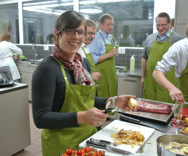 Kochen Frau Stein